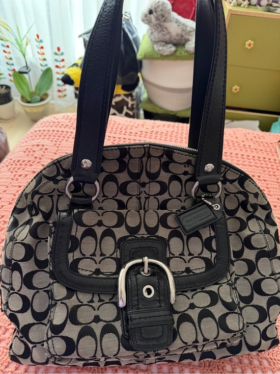 Coach Handbags - vintage Coach Soho Signature jacquard satchel, from the mid-2000s/Y2K era